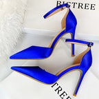 Green Blue Women Pumps High Heels Office Shoes Fashion Sexy Women