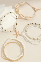 Handmade Bead Shell Bracelet