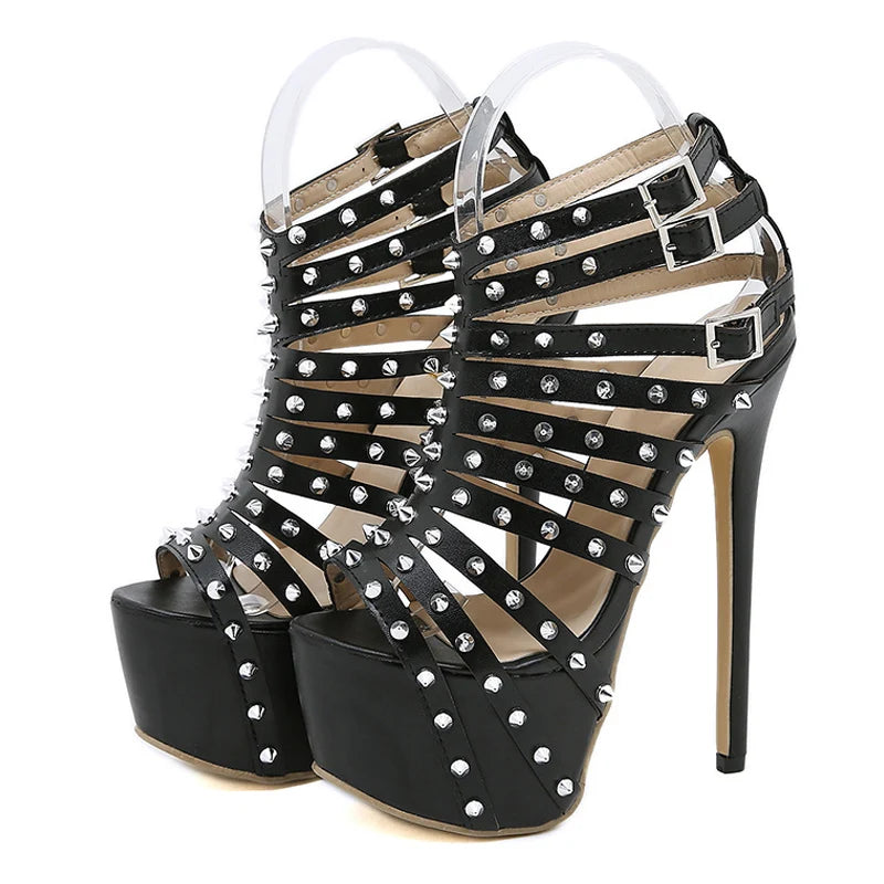 Summer Platform High Heels Sandals for Women with Sexy Peep Toe Pumps
