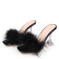 Summer Woman Transparent Perspex High Heels
