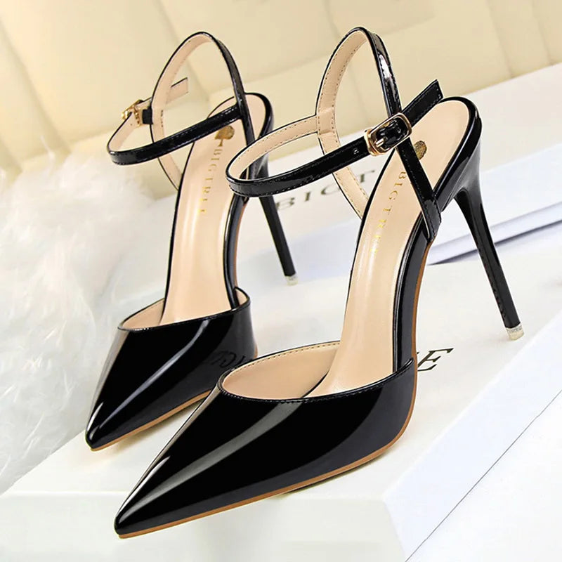 Patent Leather High Heels Pumps for Women - Sexy and Stylish