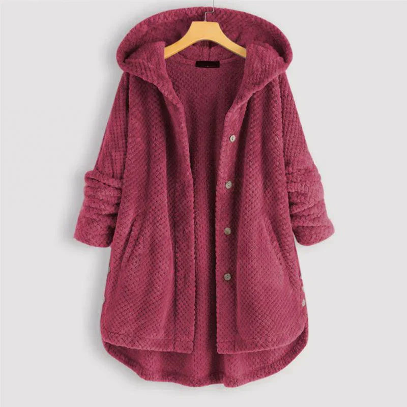 | Ribbed Hooded Coat