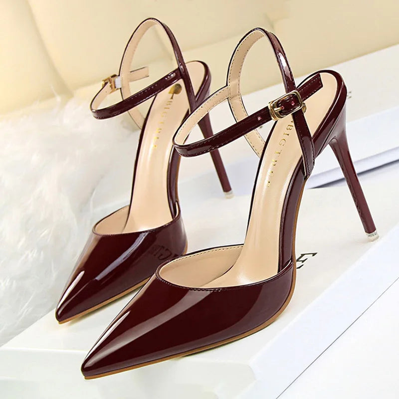 Patent Leather High Heels Pumps for Women - Sexy and Stylish