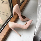 Sparkly Pointy Toe High Heel Wedding Bridal Shoes with Glitter Sequins for Women