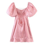 Georgina Puff Sleeve Mini Dress