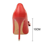 Bow-knot Pumps High Heels Fashion Stiletto Shoes for Women