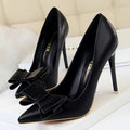 Bow-knot Pumps High Heels Fashion Stiletto Shoes for Women