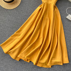 Amatista Boutique Yellow Sleeveless Cocktail Dress Evening Wear Edit