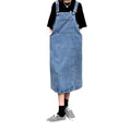 Women's overall dress with suspenders