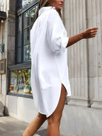 Nicole Chic Shirt Dress for Women Silhouette Collection