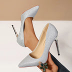 Designer Pointed Toe Red Bottom Sexy Party High Heels High Heel
