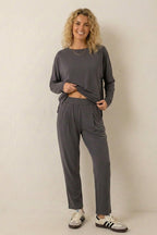 High Low Hem Sweatshirt Set