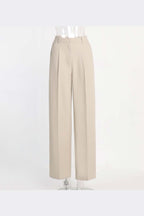 High Waisted Straight Cut Pants