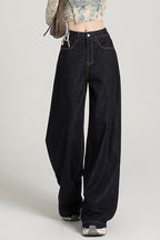 Loose High-rise Wide-leg Jeans
