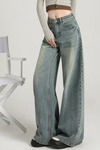 Loose High-rise Wide-leg Jeans