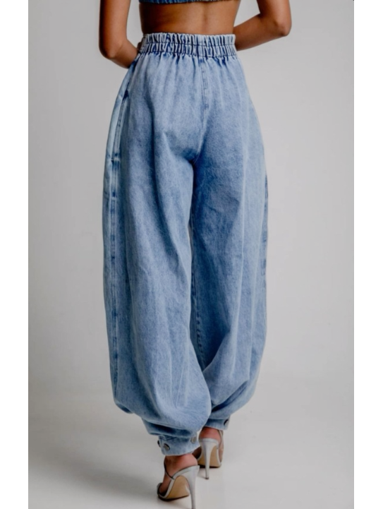 | High Waist Balloon Jeans
