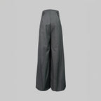 High Waist Front Slit Palazzo Pants