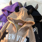 DressBetty - Hip Hop Dark Bat Wing Hoodie
