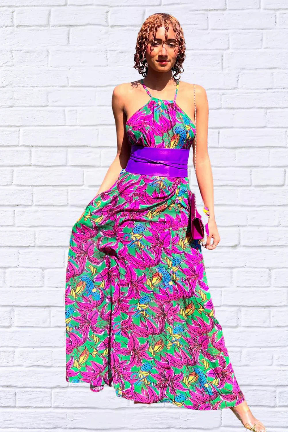Sibella Maxi Chiffon Dress: Elegance in Every Step