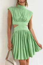 Yoselin Boutique Mini Dress Light Green Statement Occasion Edit