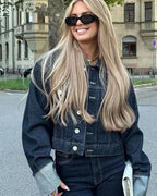 | Women's Cropped Jacket and Pants Set
