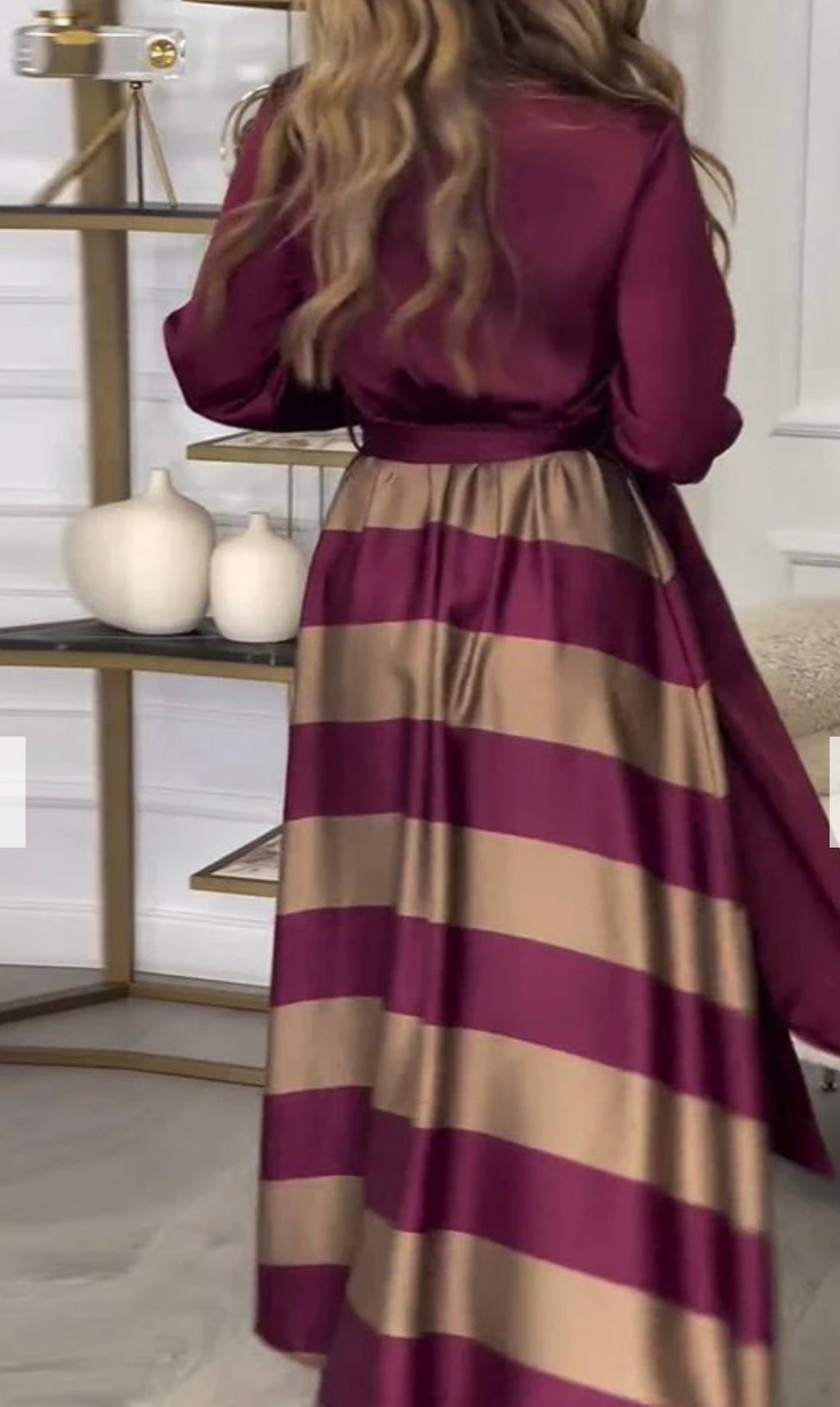 Gabriela Luxe Two Piece Silk Dress Chic Silhouette Collection