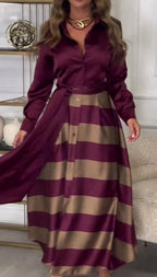 Gabriela Luxe Two Piece Silk Dress Chic Silhouette Collection