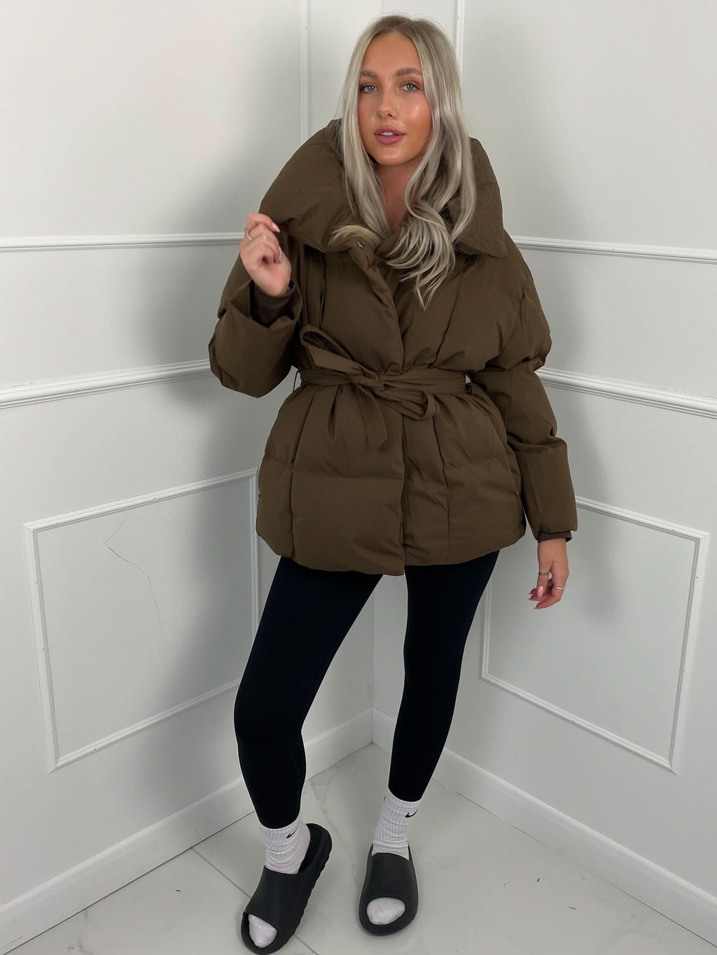 Karly Belted Puffer Jacket