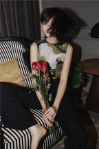Illustrated Mesh Top