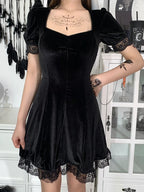 PVC Harness O-Ring Sweetheart Corset Bodycon Mini Dress