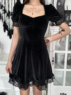 PVC Harness O-Ring Sweetheart Corset Bodycon Mini Dress
