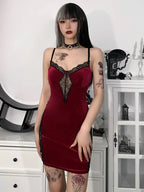 PVC Harness O-Ring Sweetheart Corset Bodycon Mini Dress