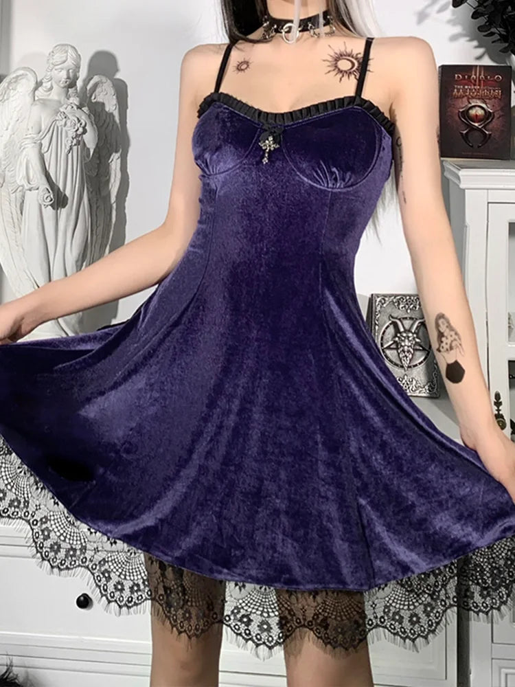 PVC Harness O-Ring Sweetheart Corset Bodycon Mini Dress