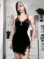 PVC Harness O-Ring Sweetheart Corset Bodycon Mini Dress