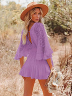 Susana Chic Boho Mini Dress for Women Evening Wear Edit