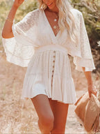 Susana Chic Boho Mini Dress for Women Evening Wear Edit