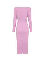 Isobel Long Sleeve Cutout Bandage Dress