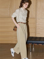 TR Material 3D 3D Printed Long-Sleeved Chiffon Blouse