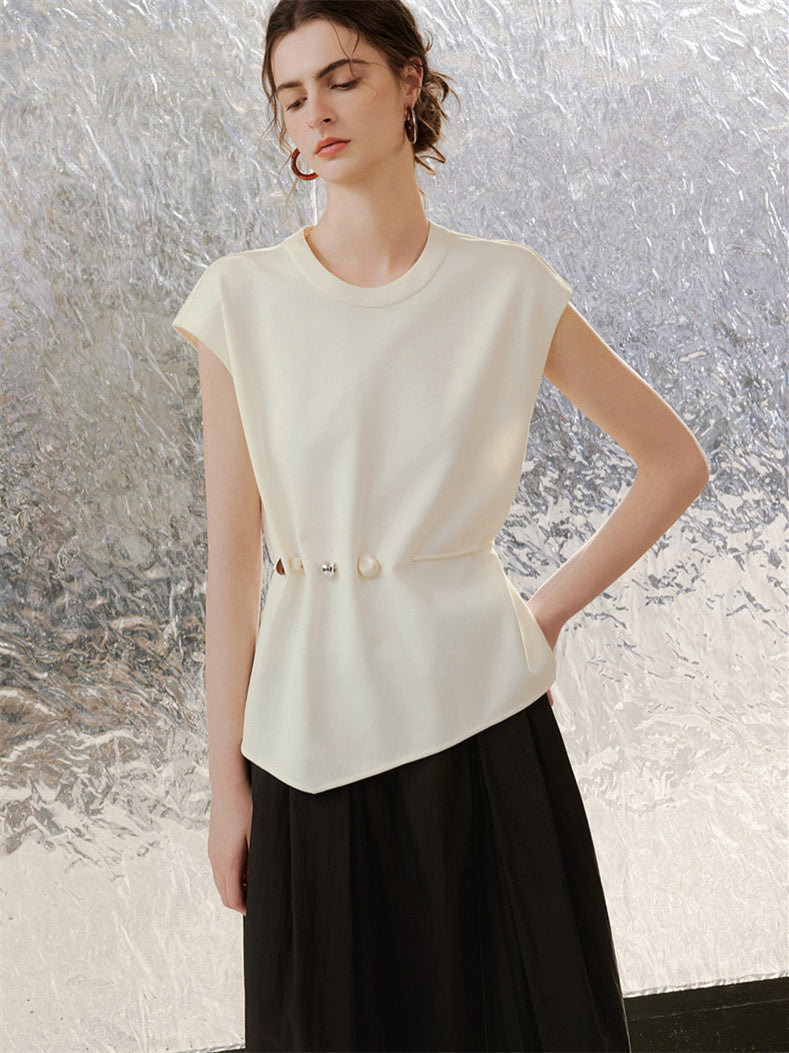 Soft And Smooth Solid Color Brushed Short-sleeved Basic Shirt