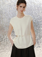 Soft And Smooth Solid Color Brushed Short-sleeved Basic Shirt