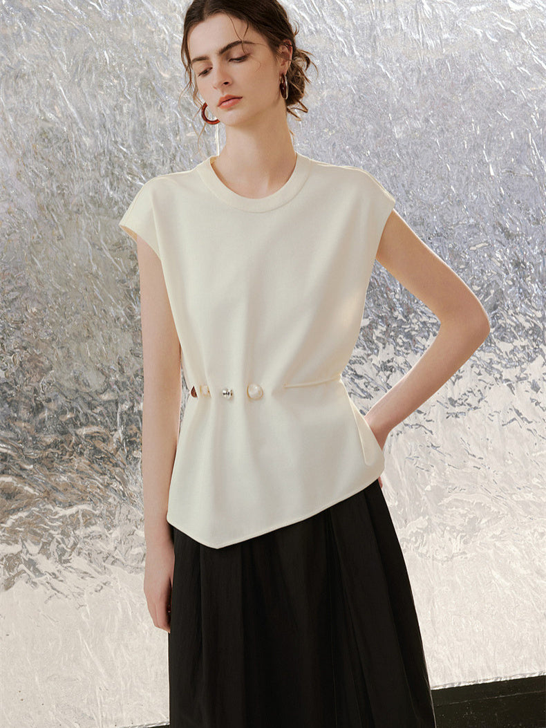 Soft And Smooth Solid Color Brushed Short-sleeved Basic Shirt