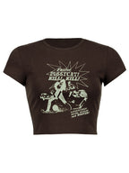 Band Graphic Crop Top