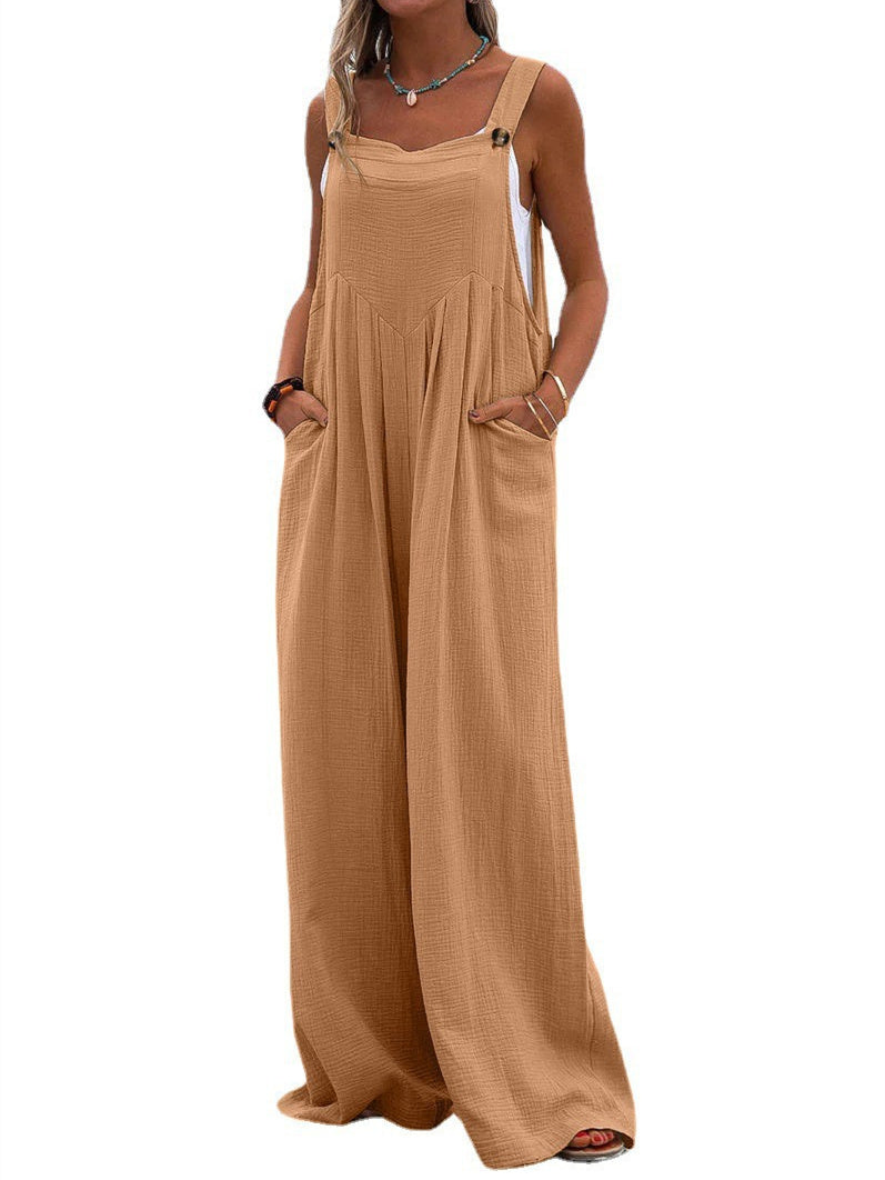 Liber Autumn Women's Buttons Jumpsuits&Bodysuits