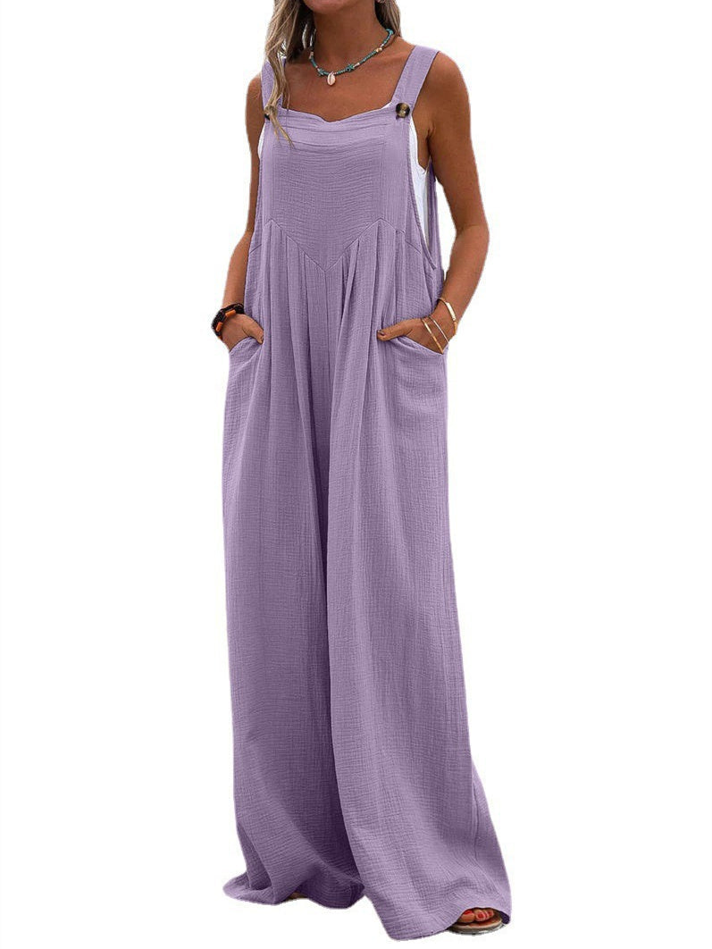 Liber Autumn Women's Buttons Jumpsuits&Bodysuits