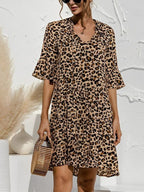 Lucía Minimalist Stylish Printed Women's Dress Premium Wardrobe Essential