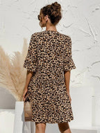 Lucía Minimalist Stylish Printed Women's Dress Premium Wardrobe Essential