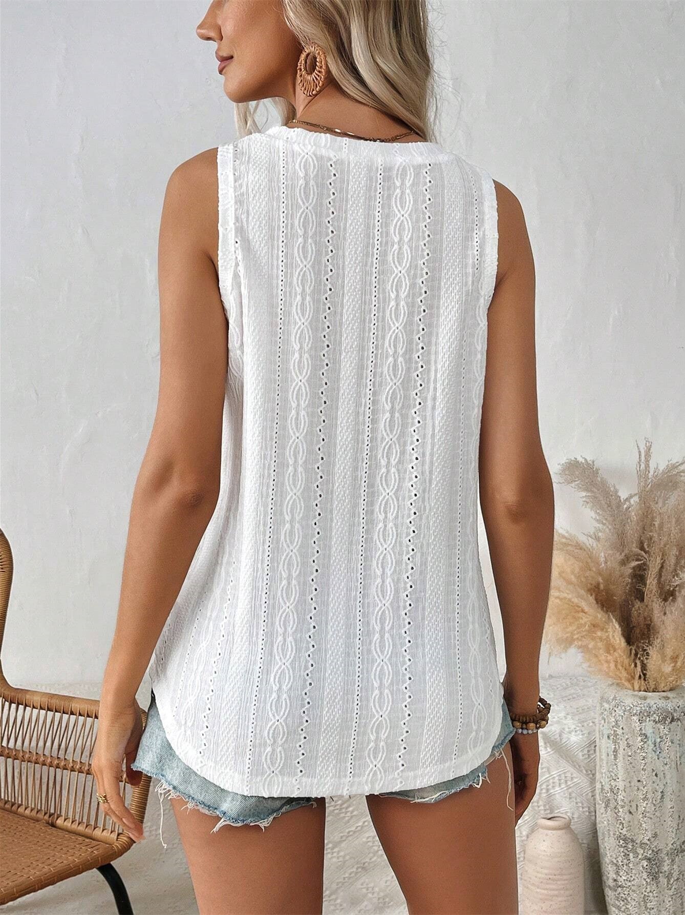 Simple Solid Color Inner Tank Tops