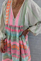 Raquel Exclusive Colorful Summer Dress Premium Wardrobe Essential