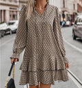 Valeria Elevated Versatile V Neck Dress Premium Wardrobe Essential