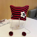 Kawaii Knitted Cat Ear Beanie
